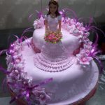 Fondant Barbie Cake