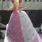 Double barbie Cake