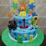 Jungle theme cake