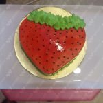 Best Srawberry Heartshape Cake