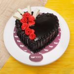 Chocolate Heart Shape Cake