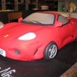 Car shaped cake