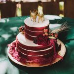 Red Velvet Wedding  Cake