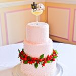 Pink Champagne Wedding Cake