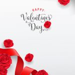 Happy Valentine Day lettering. Creative inscription