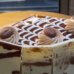 bakery display of desserts