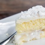 white sweet cream cake