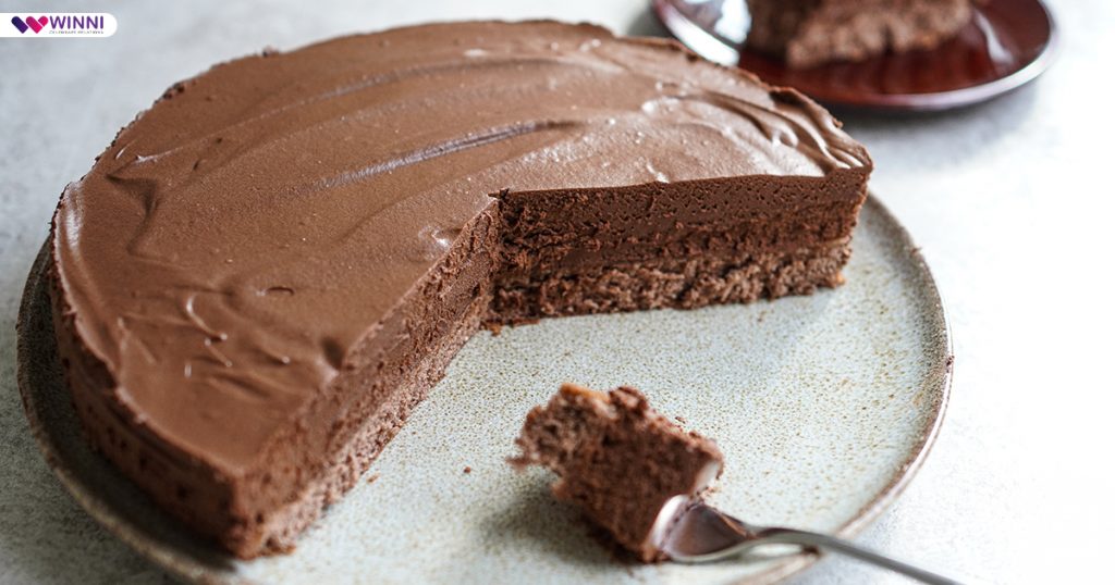 Dark Chocolate Mousse Cake