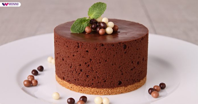 Dark Chocolate Mousse Cake